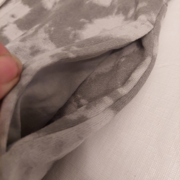 Tom And Jerry Grey White Tie Dye Jogger Sweatpants Cartoon 90s Loungewear Size L - Picture 8 of 13